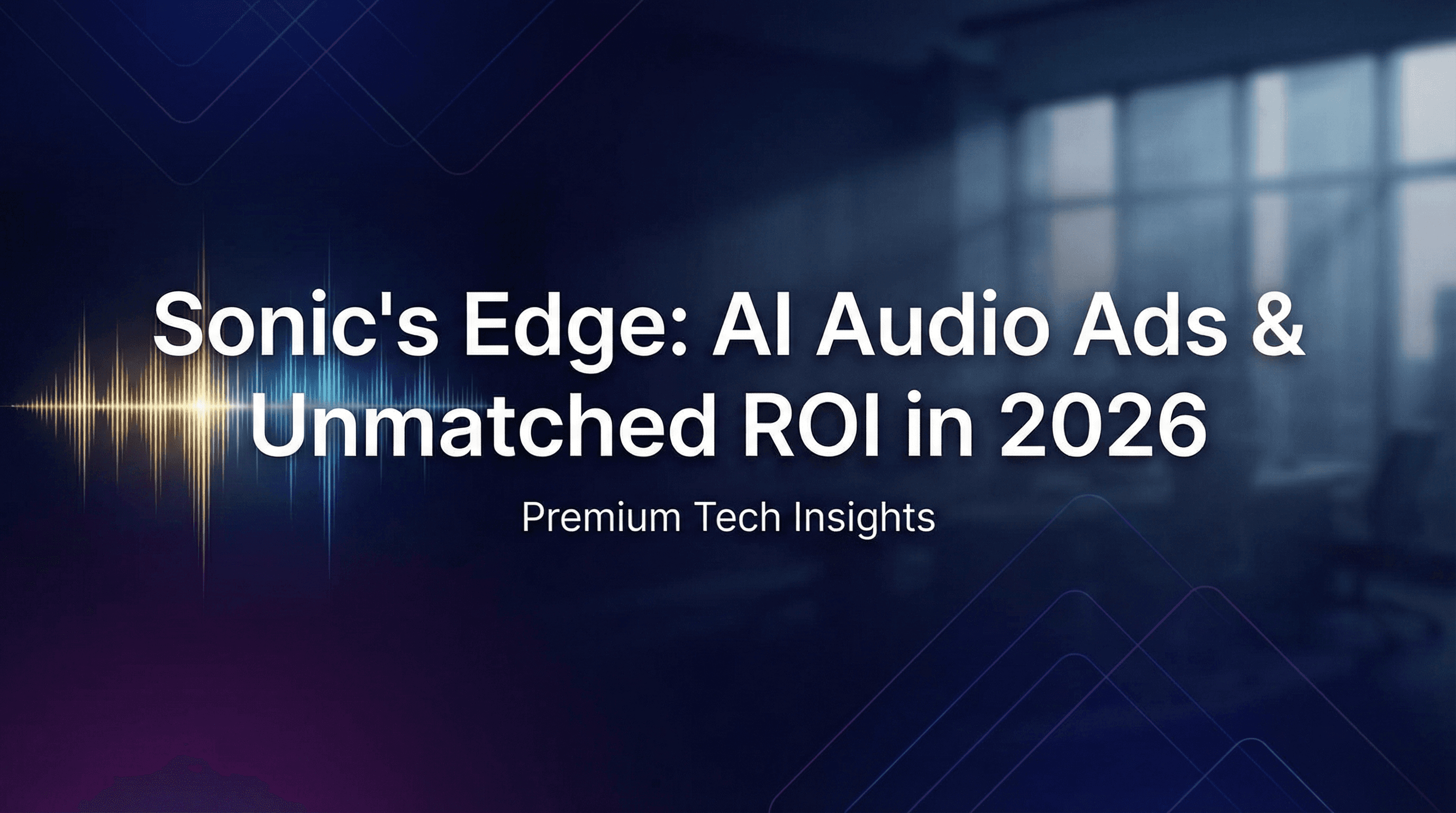 Sonic's Edge: AI Audio Ads & Unmatched ROI in 2026